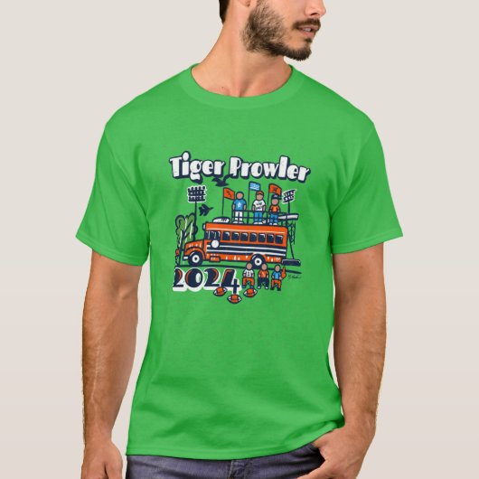 T-shirt Tigre rôdeur 2024 (Devant)