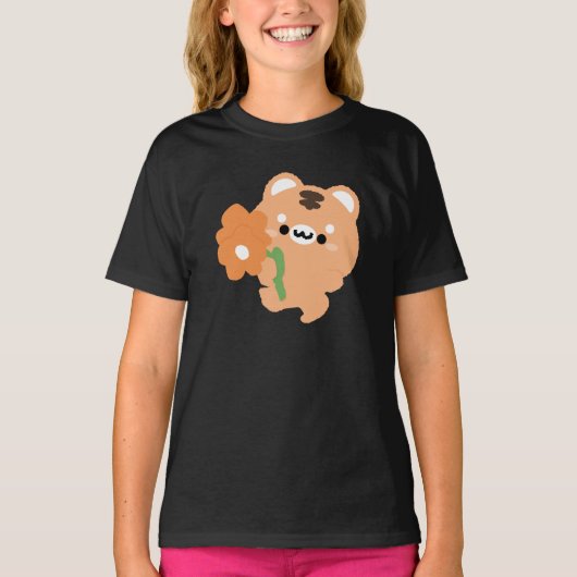 T-shirt Tigre romantique (Devant)