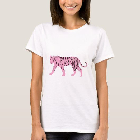 T-shirt Tigre rose (Devant)