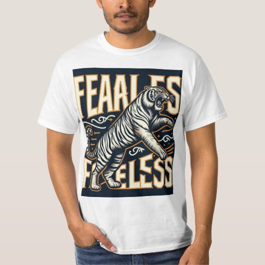 T-shirt Tigre sans peur (Devant)