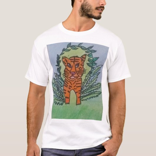 T-shirt tigre sauvage (Devant)