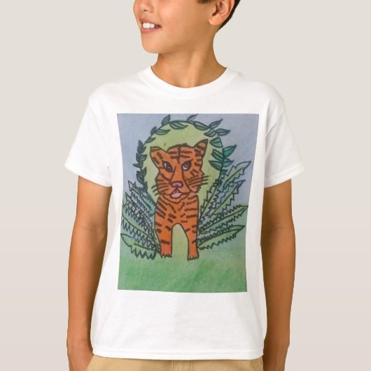 T-shirt tigre sauvage (Devant)