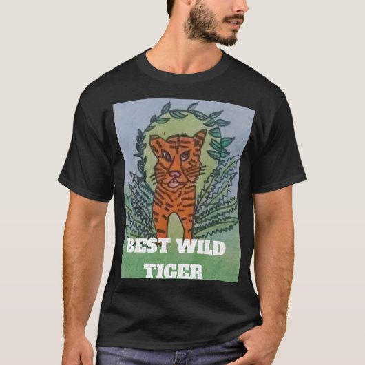 T-shirt Tigre sauvage (Devant)
