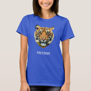 T-Shirt Tigre Sauvage & Calligraphie