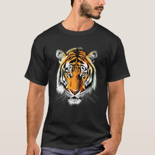 T-shirt Tigre Sauvage J'aime les tigres sauvages Gros chat