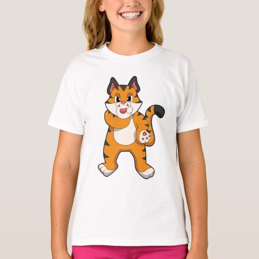 T-shirt Tigre silencieux (Devant)