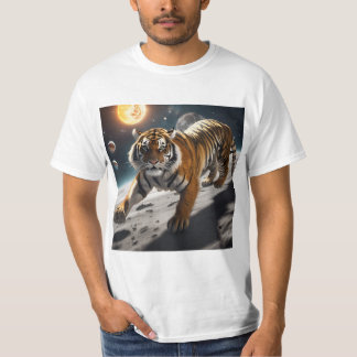 T-shirt Tigre spatial