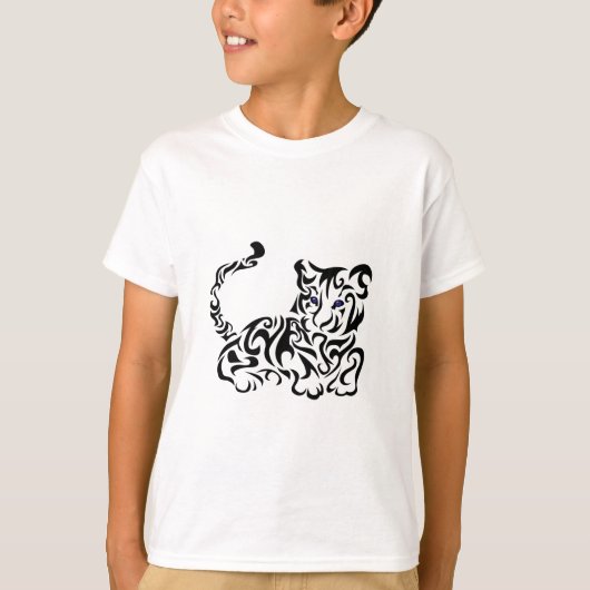 T-shirt Tigre Squirls (Devant)