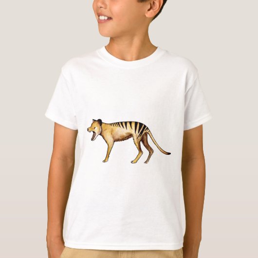 T-shirt Tigre tasmanien, Thylacine (Devant)