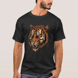 T-shirt Tigre, Tigre du Bengale, Animal Safari, Gros Chat,