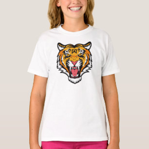 T-shirt Tigre torche tête-25818