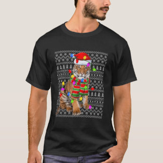 T-shirt Tigre Ugly Lighting Santa Tiger