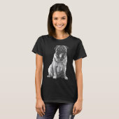 T-shirt Tigreau assis mignon 717 (Devant entier)