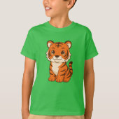 T-shirt Tigreau mignon (Devant)