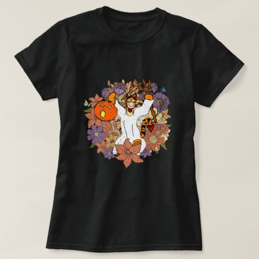 T-shirt tigres de fleurs (Design devant)