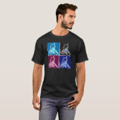 T-shirt Tigres Pop Art (Devant entier)