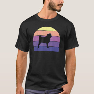 T-shirt Tigres Rétro Cool au Coucher du Soleil - Super pou