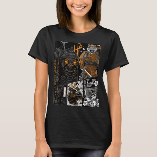 T-shirt Tigres samouraïs (Devant)