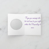  T-shirt Tijd Golf Note Kaarten voor Vrouwen (Binnen)