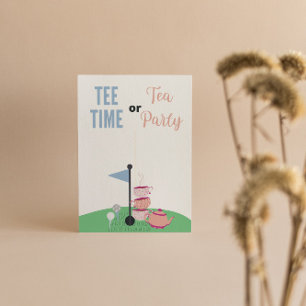 T-shirt Tijd of Tea Party Gast Gissen Poster