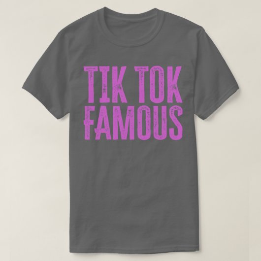 T-shirt Tik Tok célèbre (Design devant)