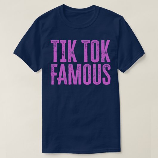 T-shirt Tik Tok célèbre (Design devant)