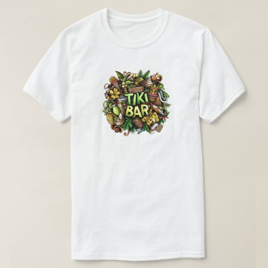 T-shirt Tiki Bar (Design devant)