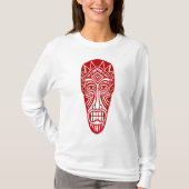 T-shirt Tiki Mask II - Ruby Red (Devant)