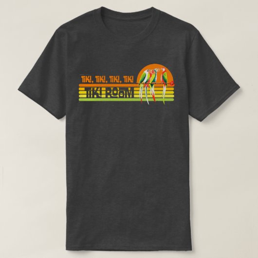 T-shirt Tiki Room Vintage Retro (Design devant)