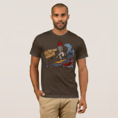 T-shirt Tiki Surfer : Marcher la vague (Devant entier)
