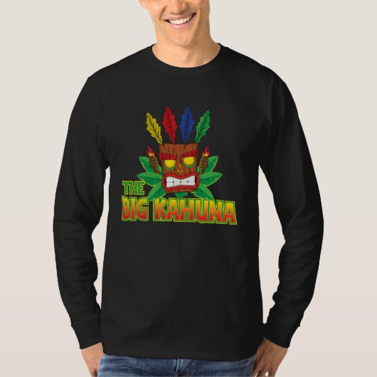 T-shirt Tiki The Great Kahuna Hawaii Polynesier (Devant)