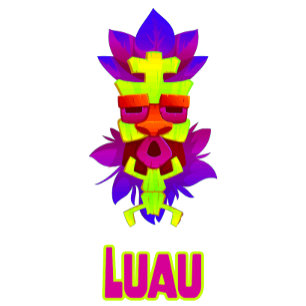 T-shirt Tiki Time Luau