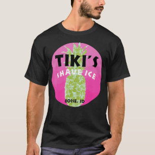 T-shirt Tikis Snow Cone Shave Ice Pineappy été