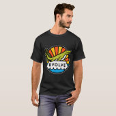 T-shirt Tiktaalik : Évolution (Devant entier)