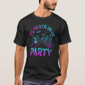 T-shirt Til Death Do Us Party Witch Skeleton Halloween Tri (Devant)