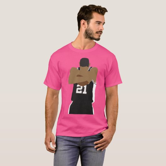 T-shirt Tim Duncan Ball Hug (Devant entier)