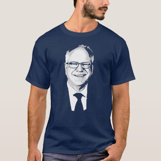 T-shirt Tim Walz (Devant)