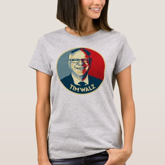 T-shirt Tim Walz (Devant)