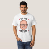 T-shirt Tim Walz Big Dad Energy (Devant entier)