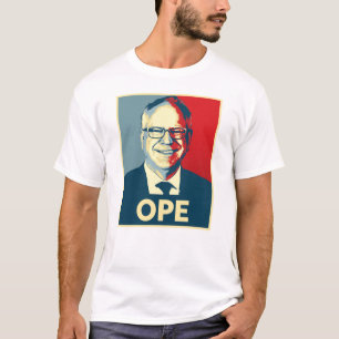 T-shirt Tim Walz OPE