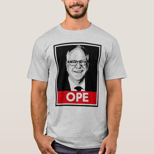 T-shirt Tim Walz OPE (Devant)