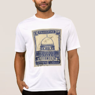 T-shirt timbre antique palestinien 1920_ folklor palestine
