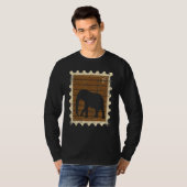 T-shirt Timbre avec un éléphant (Devant entier)