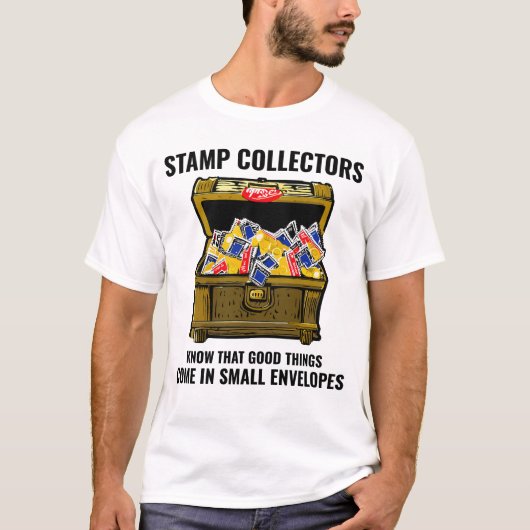 T-shirt Timbre Collecte Collector Philatelist (Devant)