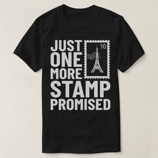 T-shirt Timbre Collecter Philatelist Postal Timps Collecte (Design devant)