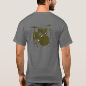 T-shirt Timbre cool pour le batteur (Dos)