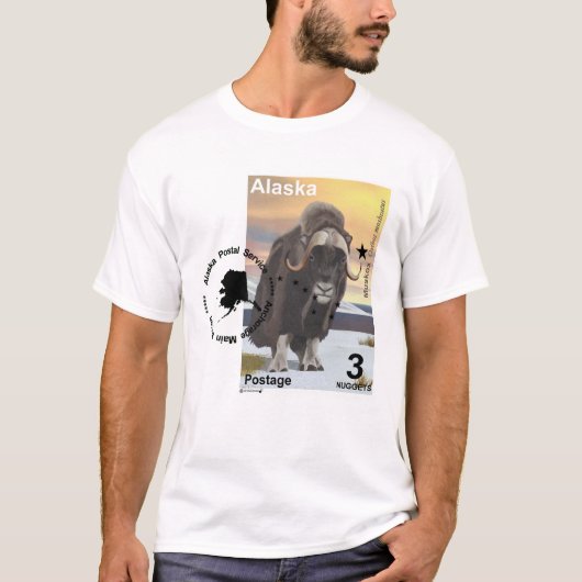 T-shirt Timbre de bœuf musqué Souvenir (Devant)