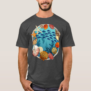 T-shirt Timbre de coquillage