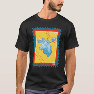 T-shirt Timbre de la poste Oie des neiges sauvage