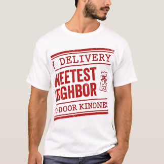 T-shirt Timbre de livraison de bonbons du plus gentil vois